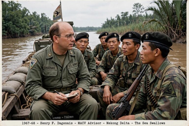 Henry F. Dagenais – MACV Advisor Vietnam 1967-68 – Les Sea Swallows du Mékong